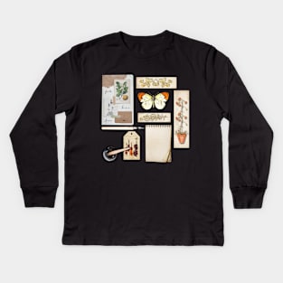 Junk Journal Lover Kids Long Sleeve T-Shirt